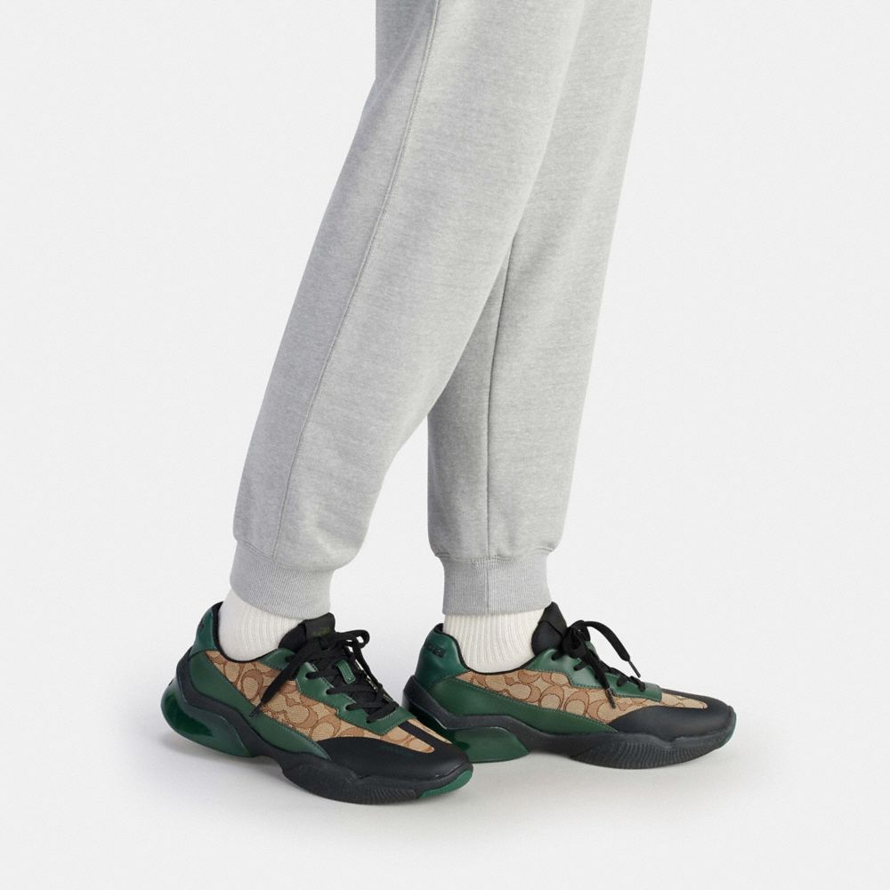 COACH®,Citysole Runner In Signature Jacquard,,Detail View