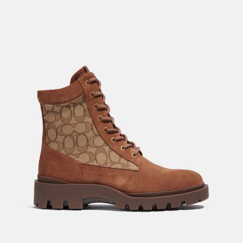 COACH® | Citysole Boot With Signature Jacquard