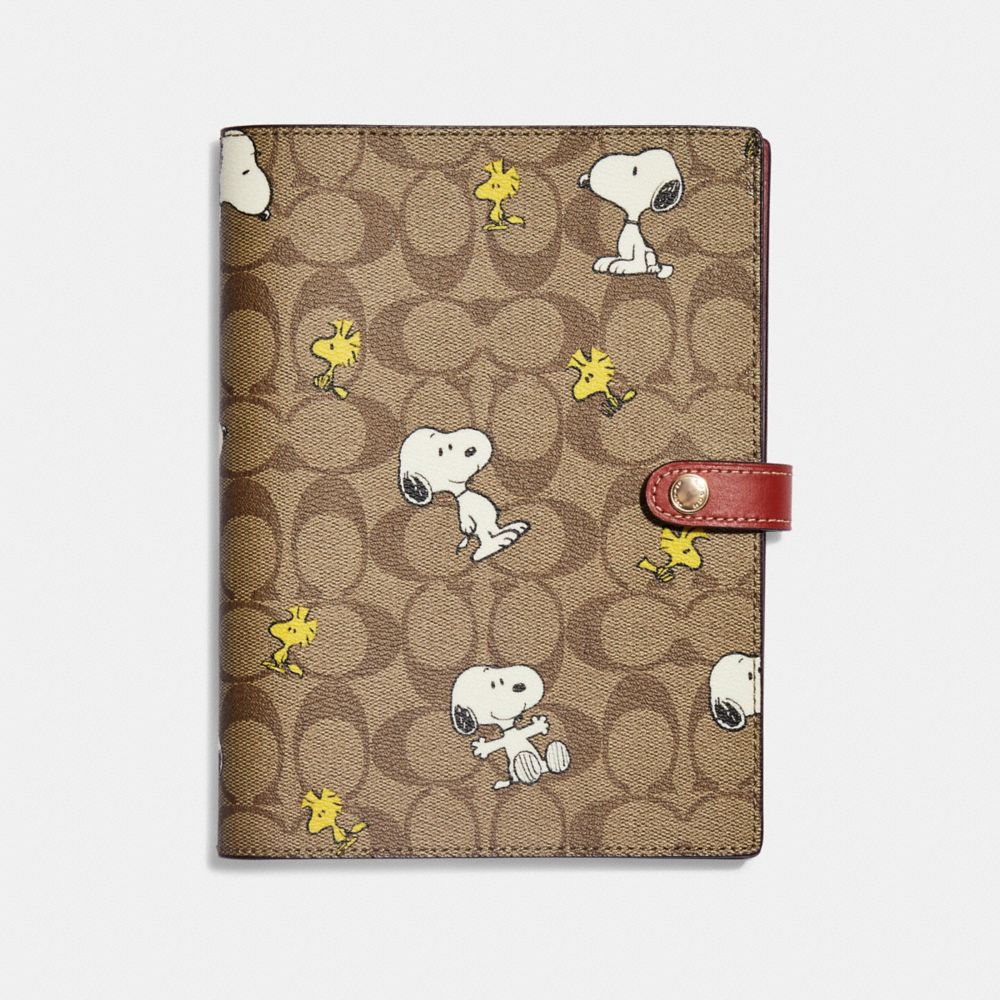 COACH® Outlet | COACH® | Coach X Peanuts Notebook In Signature  