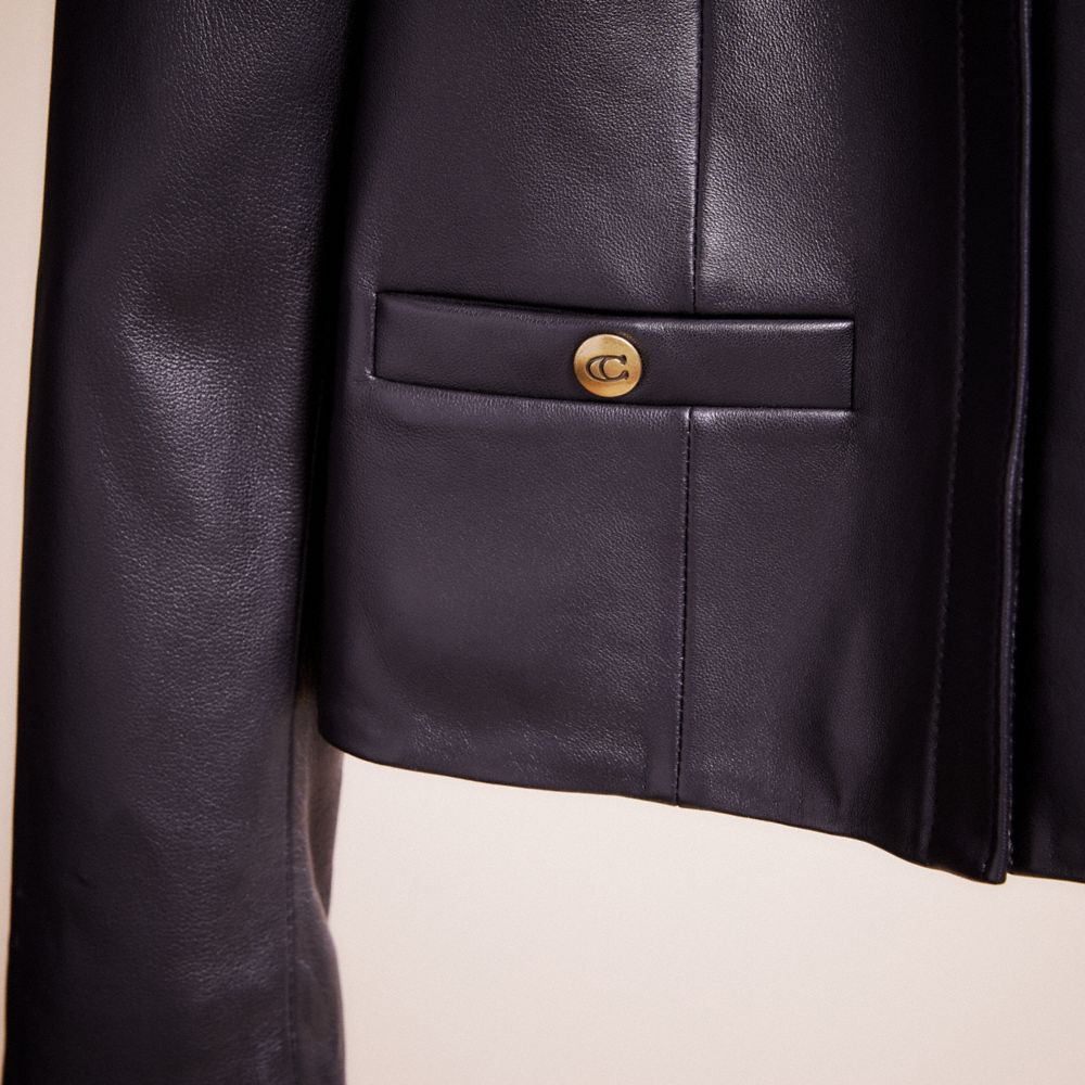 Restored Tailored Leather Jacket