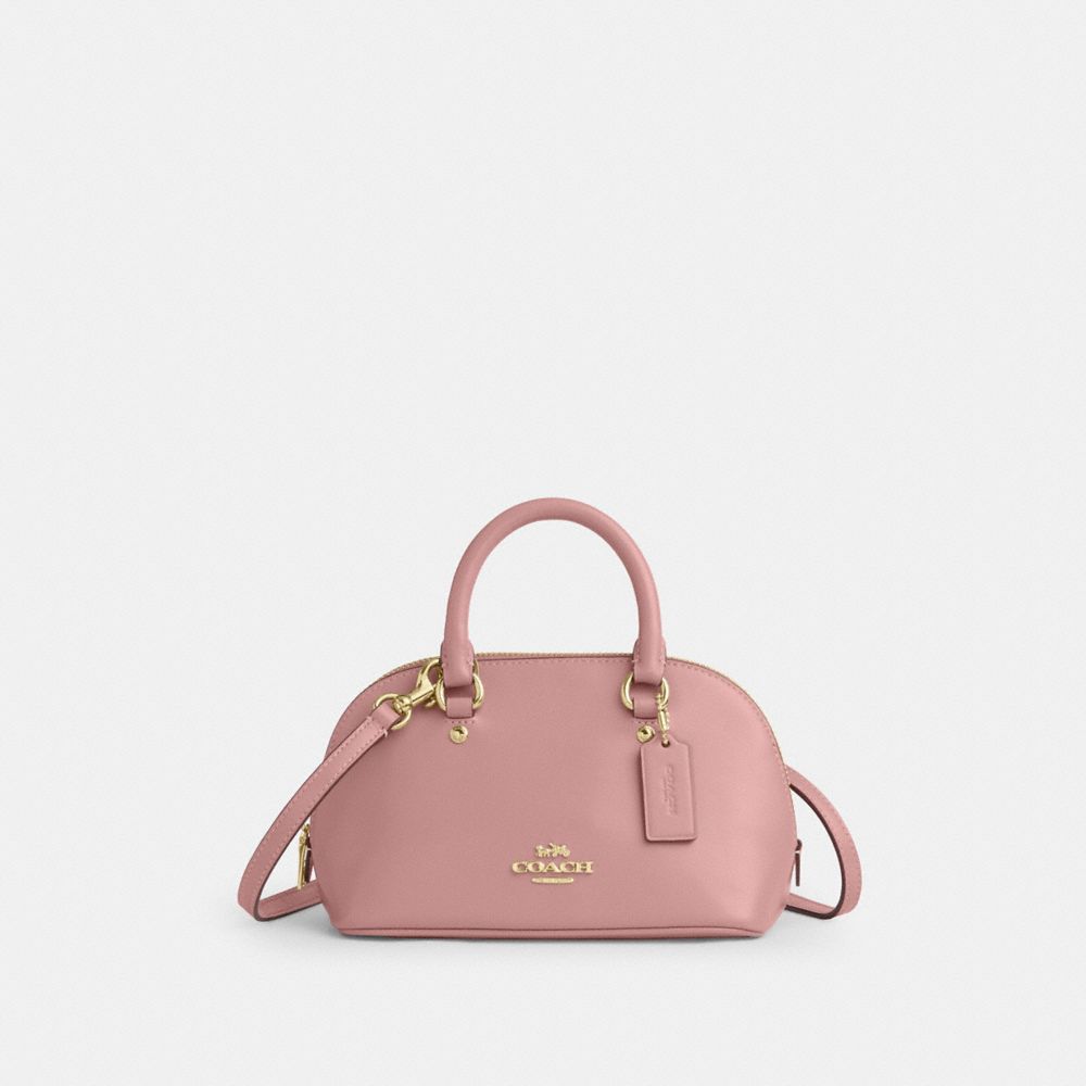 COACH®,ララ ミニ サッチェル バッグ,ミニバッグ＆クラッチバッグ,ﾋﾟﾝｸ ﾍﾟﾀﾙ