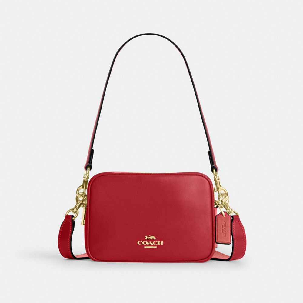 COACH&reg;,Mini Carey Crossbody Bag,Recycled Polyester,Leather,Crossbody,Logo,Metal,Casual