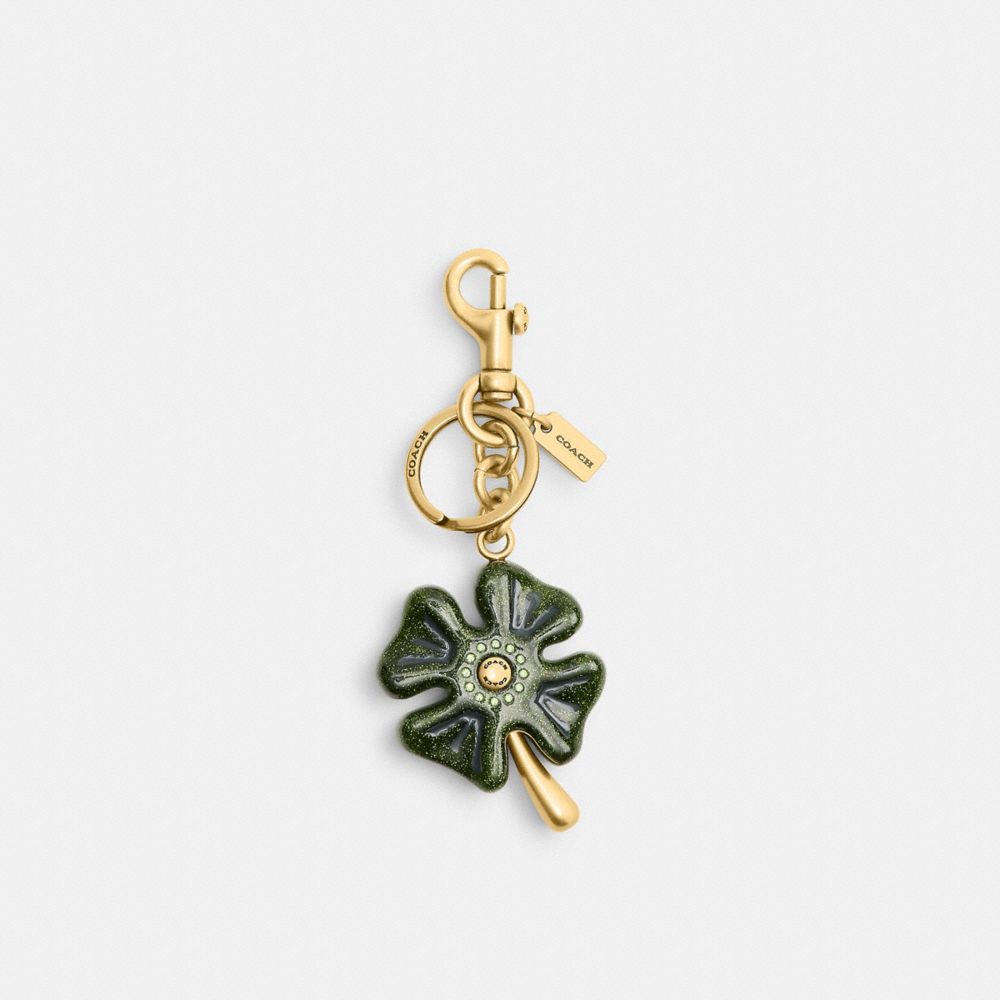 Coach Four Leaf Clover Bag Charm