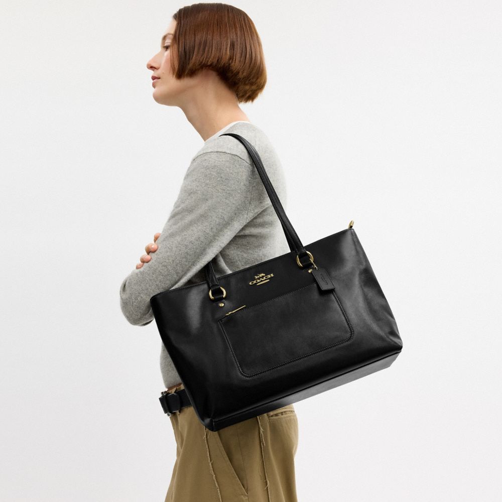 COACH®,Doré/Noir,Detail View