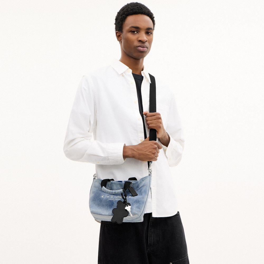 COACH®,Denim,Argent/Indigo Clair,Detail View