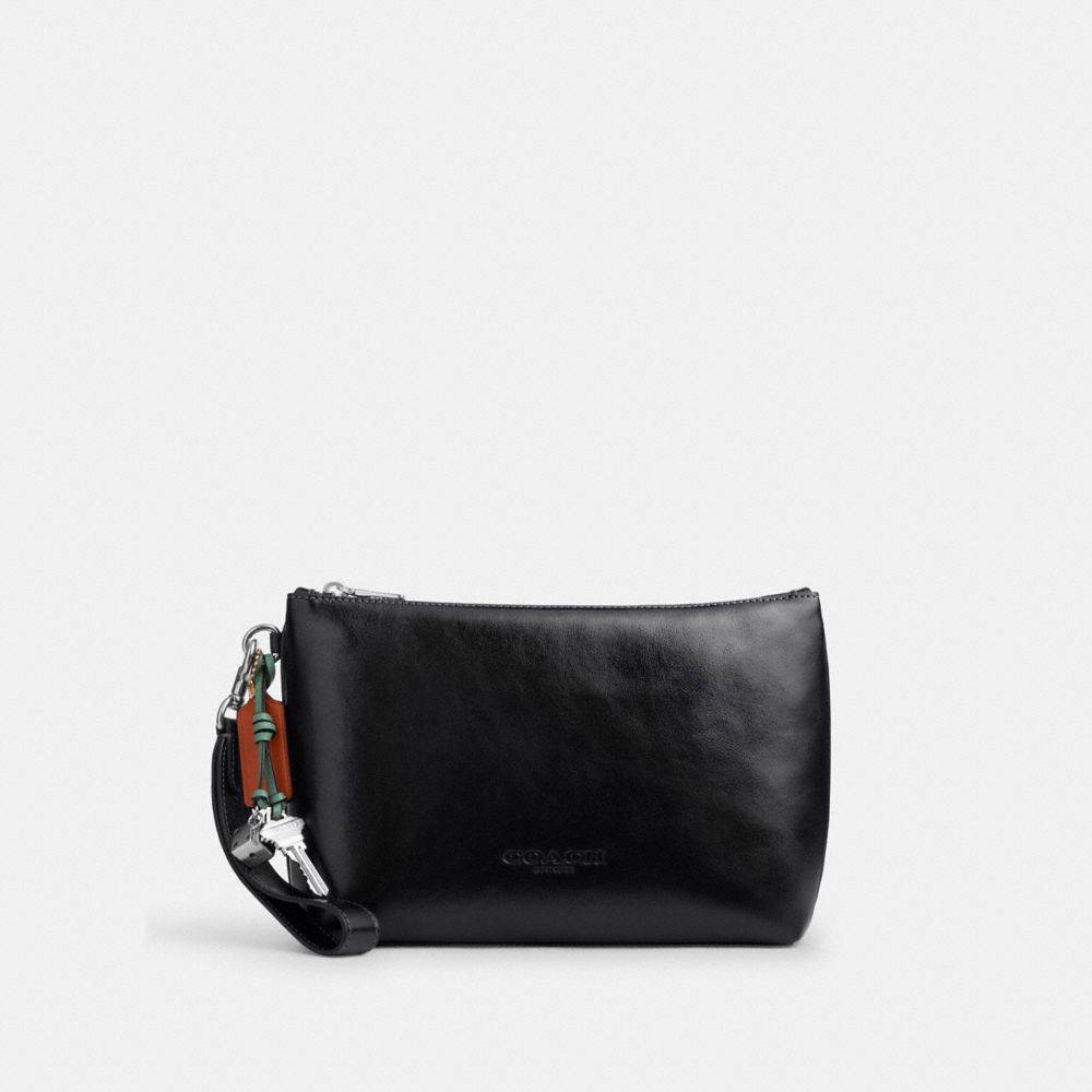 COACH®,Pouch With Charms,,Front View