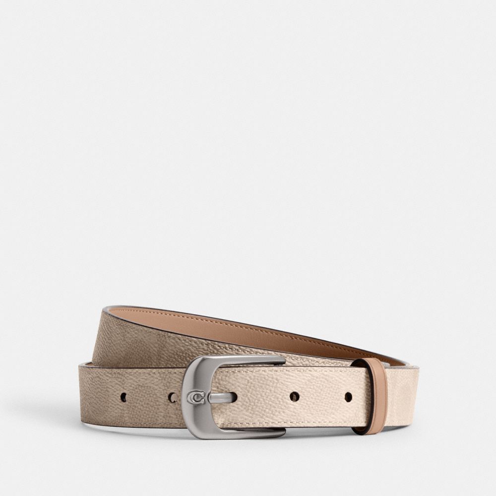 COACH®,C Harness Buckle Belt, 25 Mm,,Front View