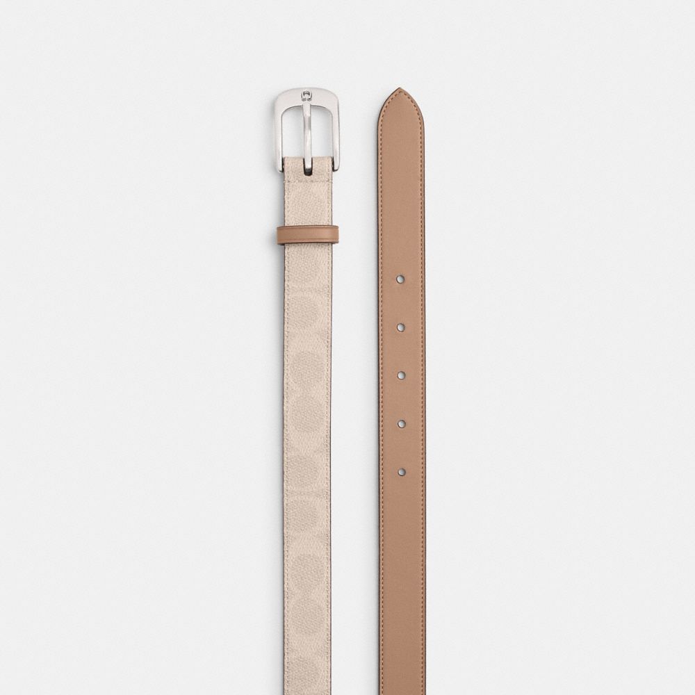 COACH®,C Harness Buckle Belt, 25 Mm,,Angle View