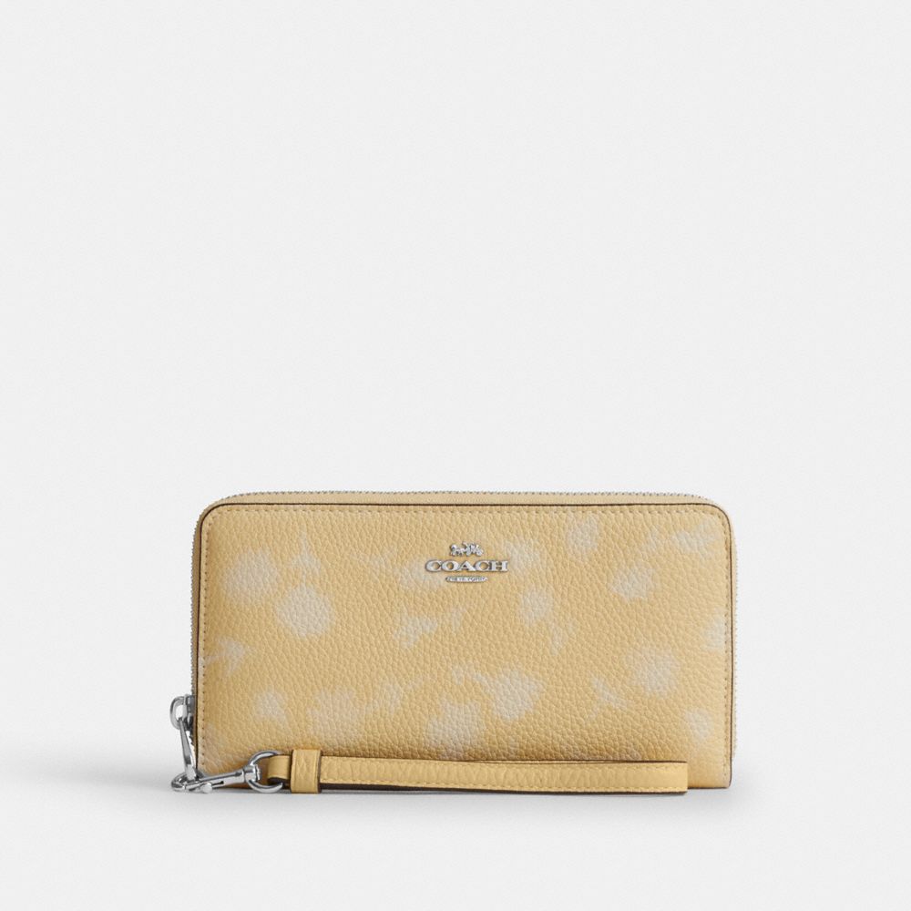 COACH®,Argent/Jaune Délavé,Front View