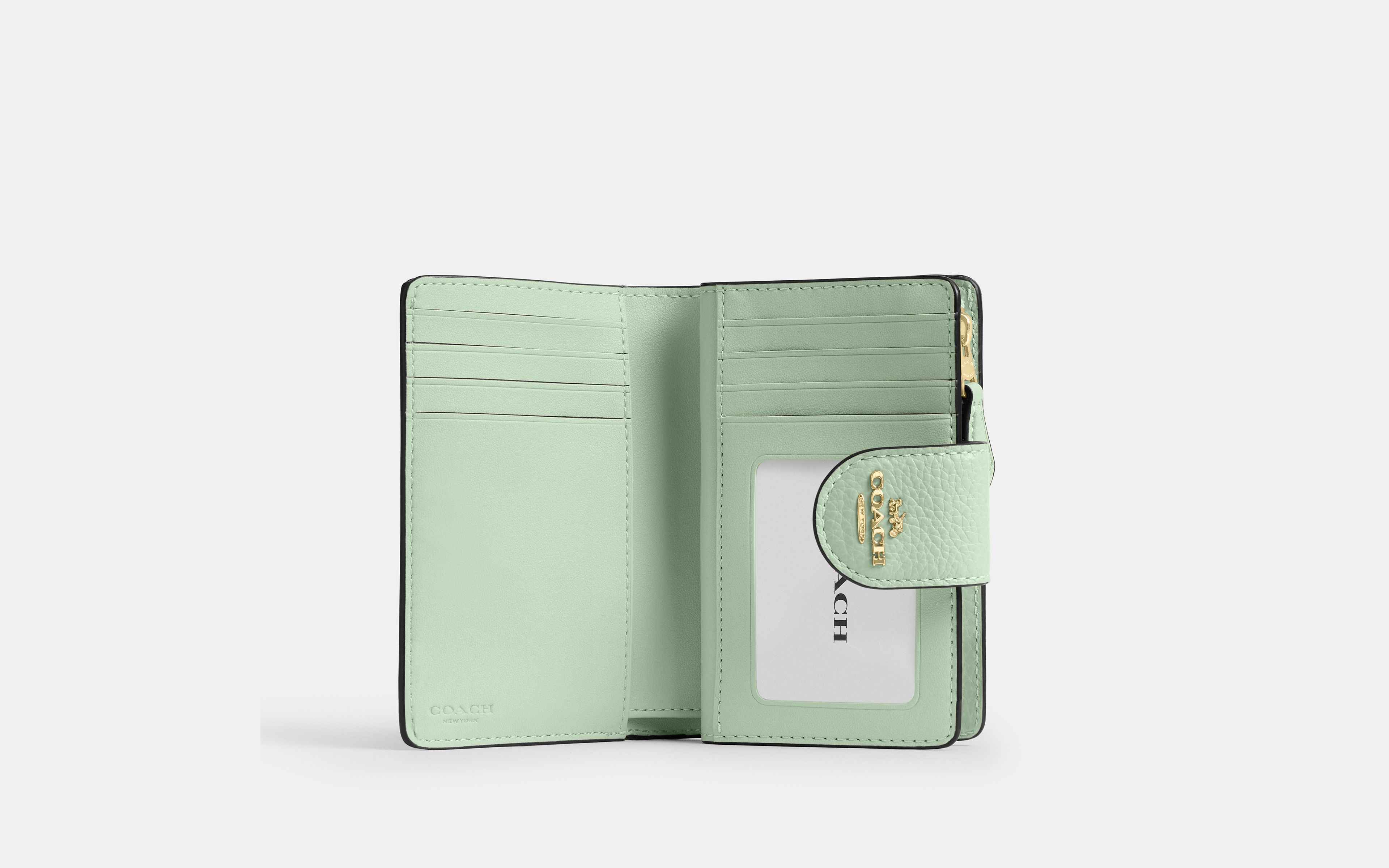 Medium Corner Zip Wallet With Floral Print