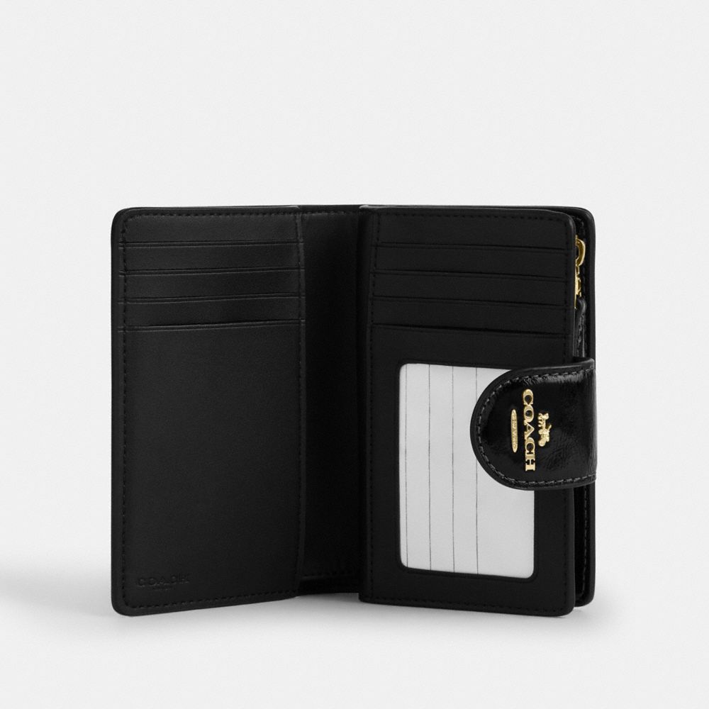 COACH®,Medium Corner Zip Wallet,,Inside View,Top View