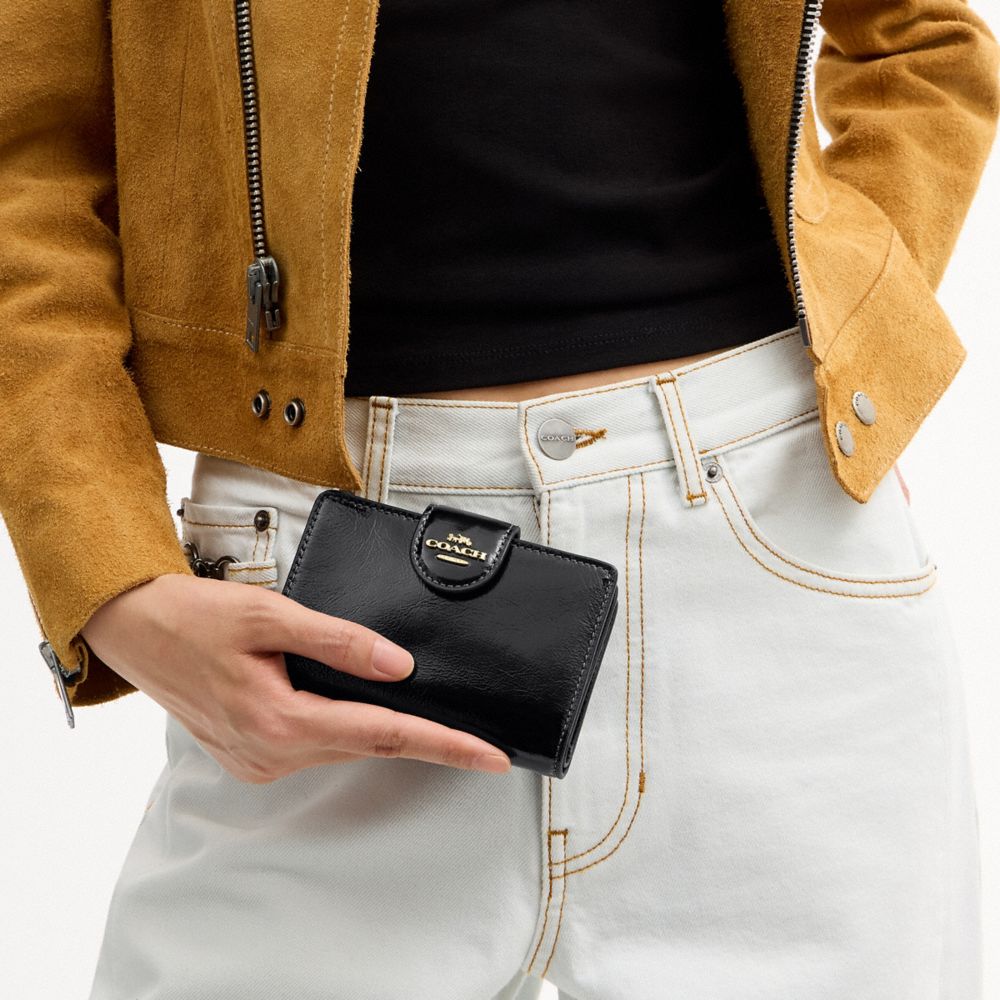 COACH®,Medium Corner Zip Wallet,,Detail View