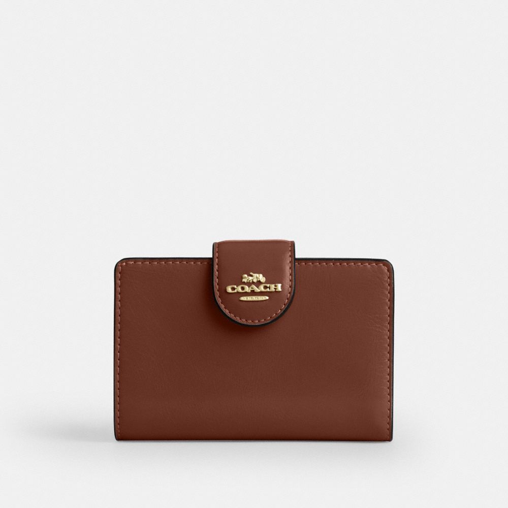 COACH®,Or/Sapin Rouge,Front View