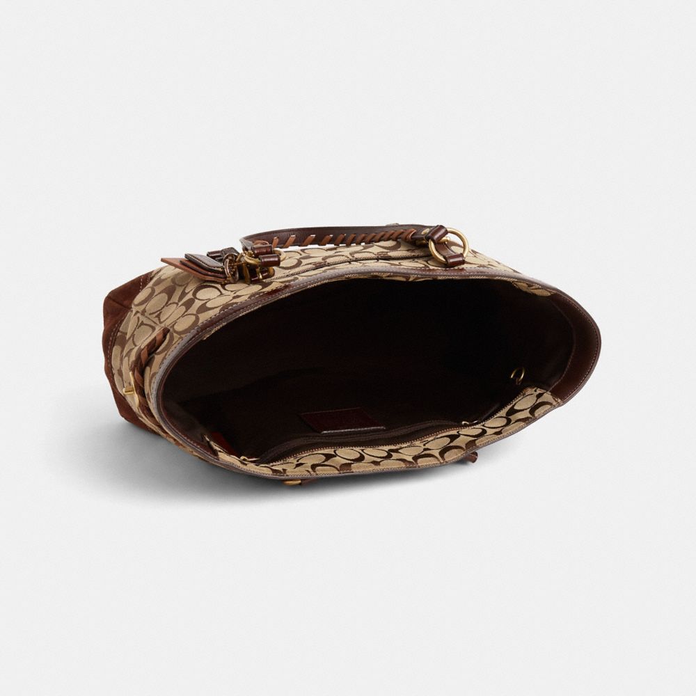 COACH®,Upcrafted Large Gallery Tote,,Inside View,Top View