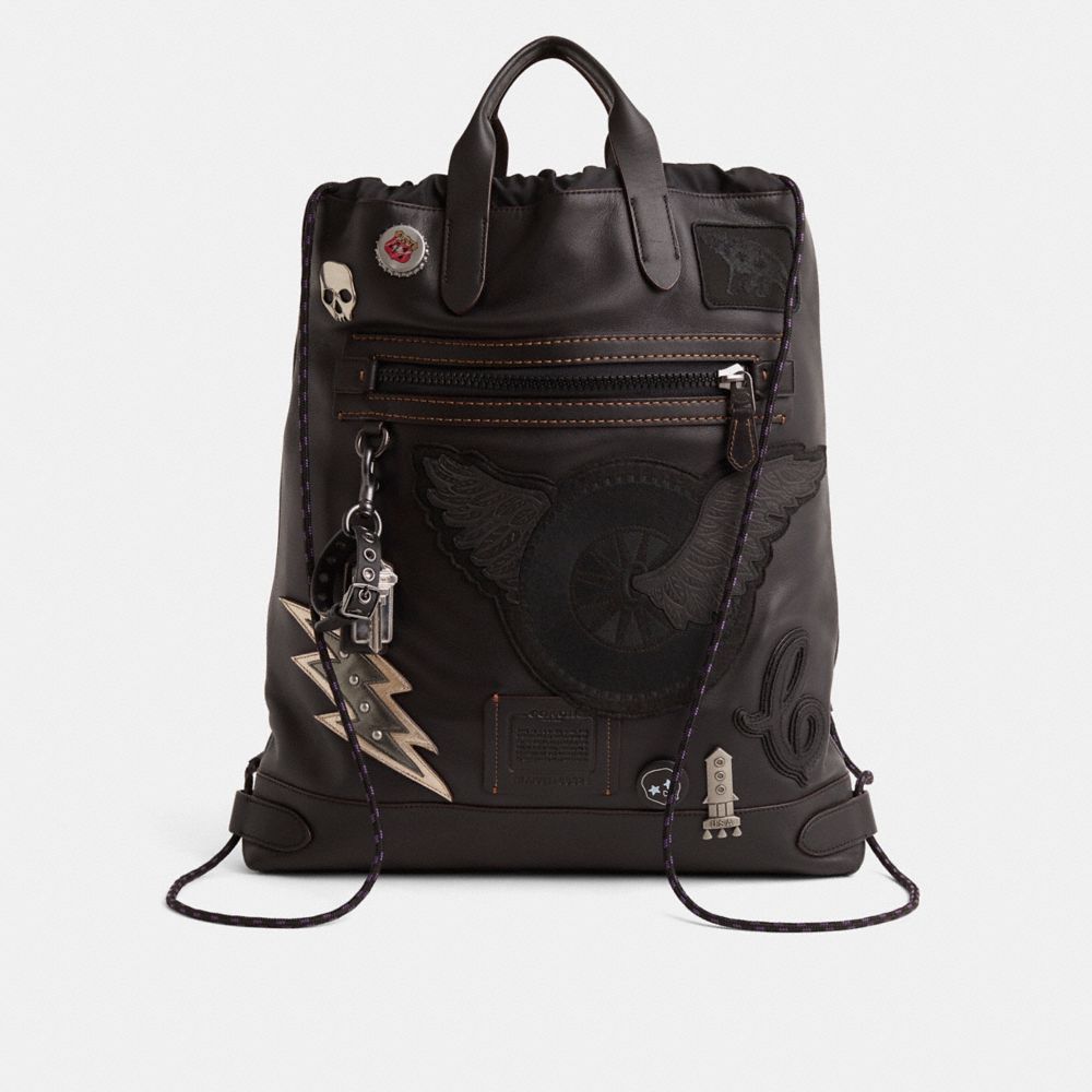 Coach Upcrafted Academy Drawstring Backpack
