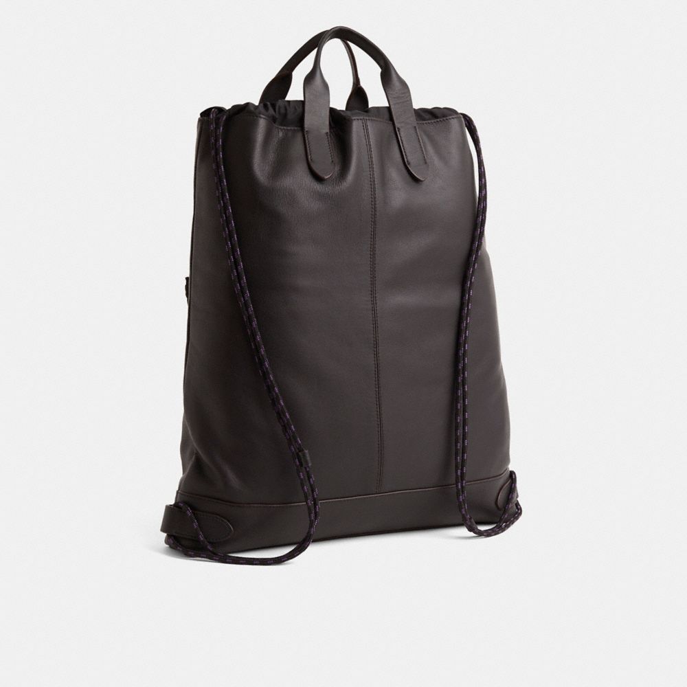COACH®,Upcrafted Academy Drawstring Backpack,,Angle View
