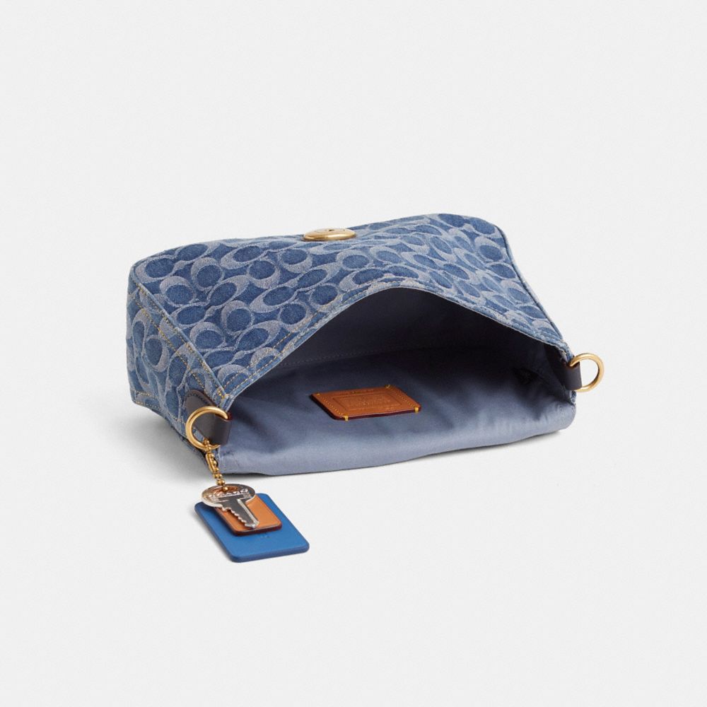 COACH®,Upcrafted Soft Tabby Shoulder Bag,,Inside View,Top View