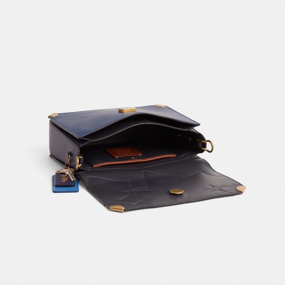 COACH®,Upcrafted Cooper Shoulder Bag,,Inside View,Top View