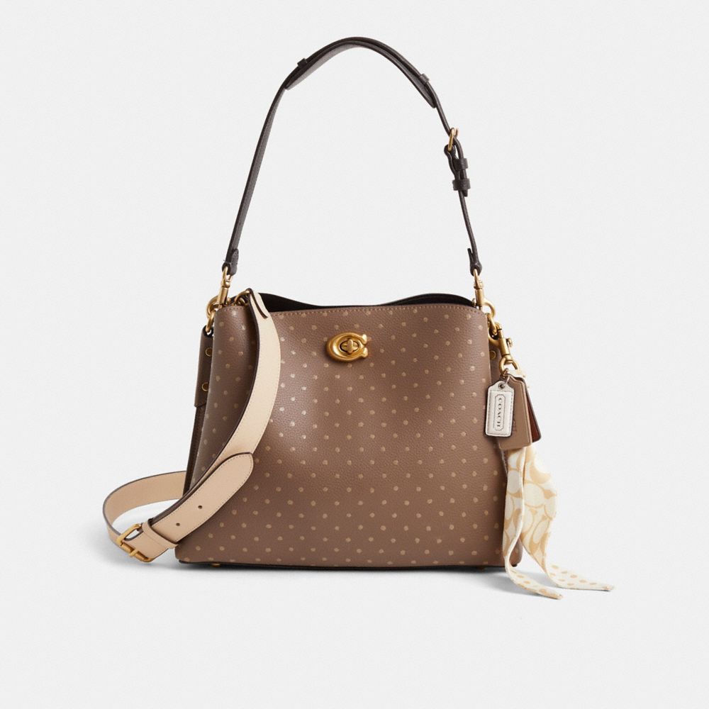 Coach Upcrafted Willow Shoulder Bag In Multi