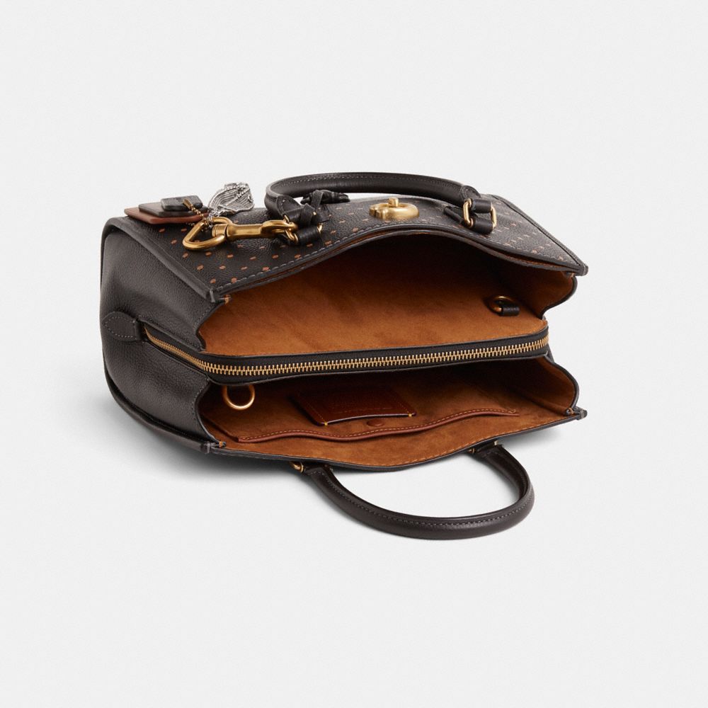 COACH®,Upcrafted Brooke Carryall Bag 28,,Inside View,Top View