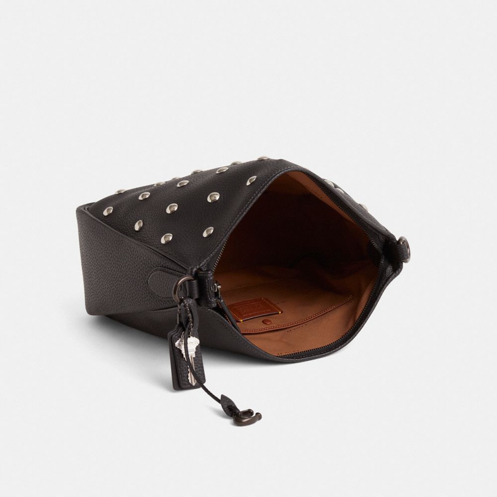 COACH®,Upcrafted Cary Shoulder Bag,,Inside View,Top View