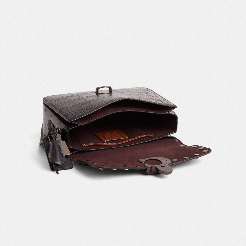 COACH®,Upcrafted Studio Shoulder Bag,,Inside View,Top View