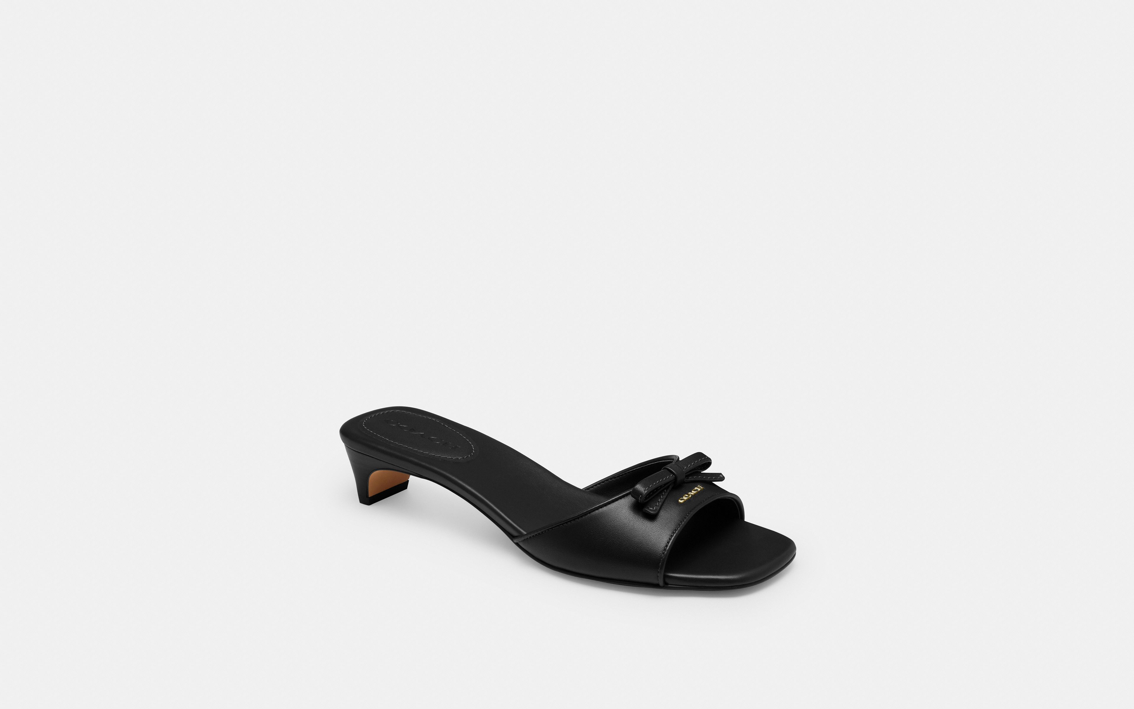 Bow Kitten Heel Sandal