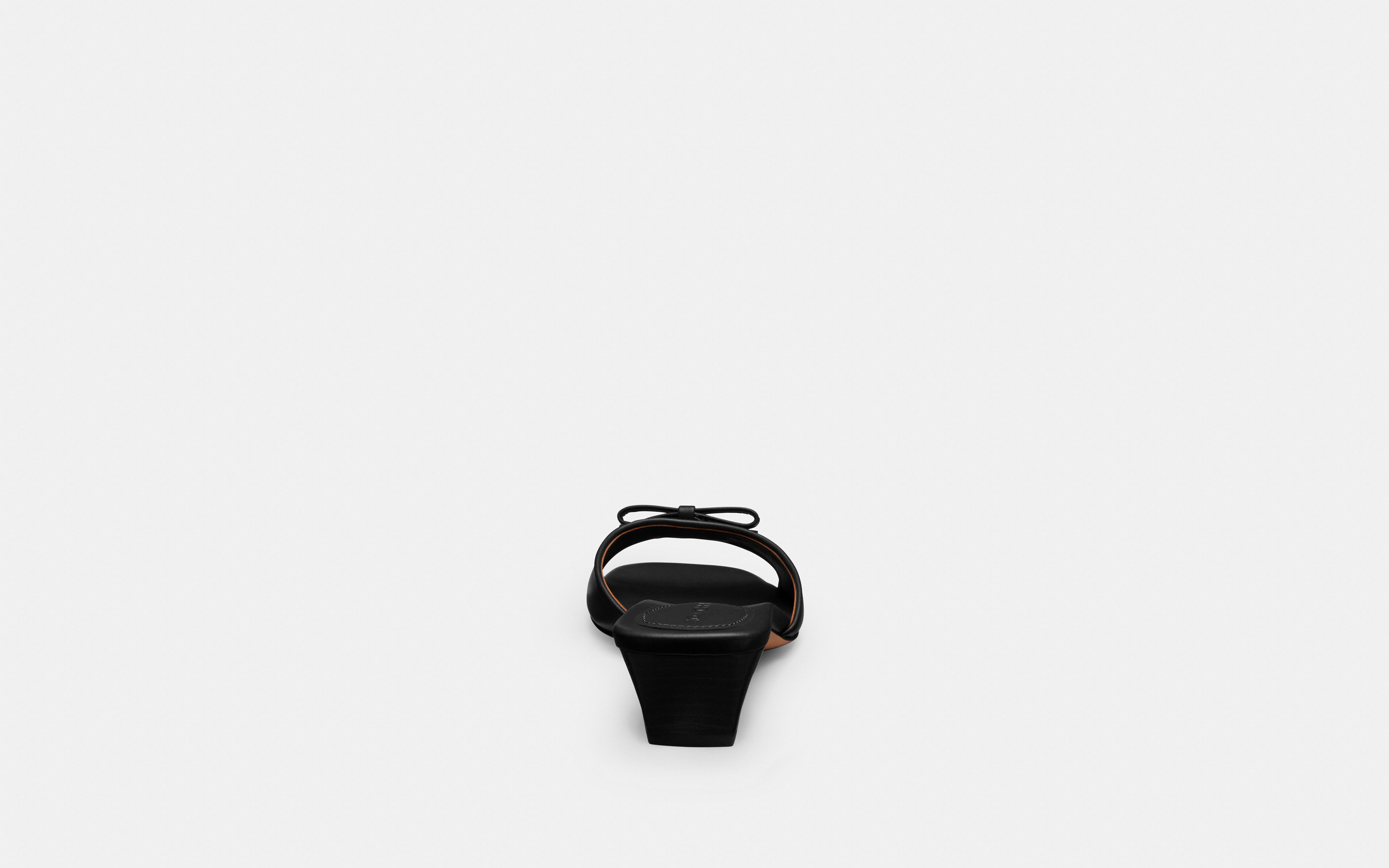 Bow Kitten Heel Sandal