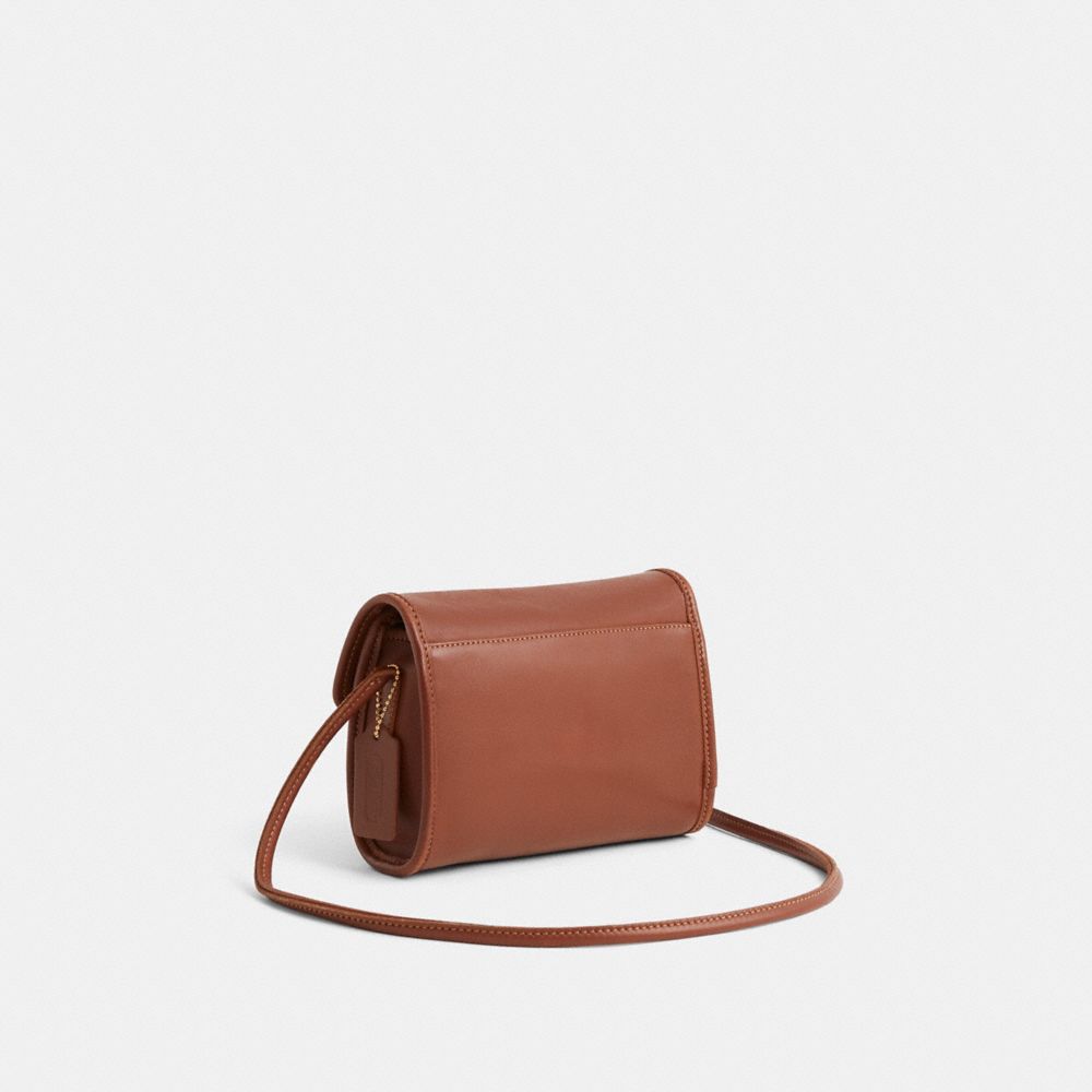 COACH®,Vintage Classic Chrystie Bag,Brown,Angle View