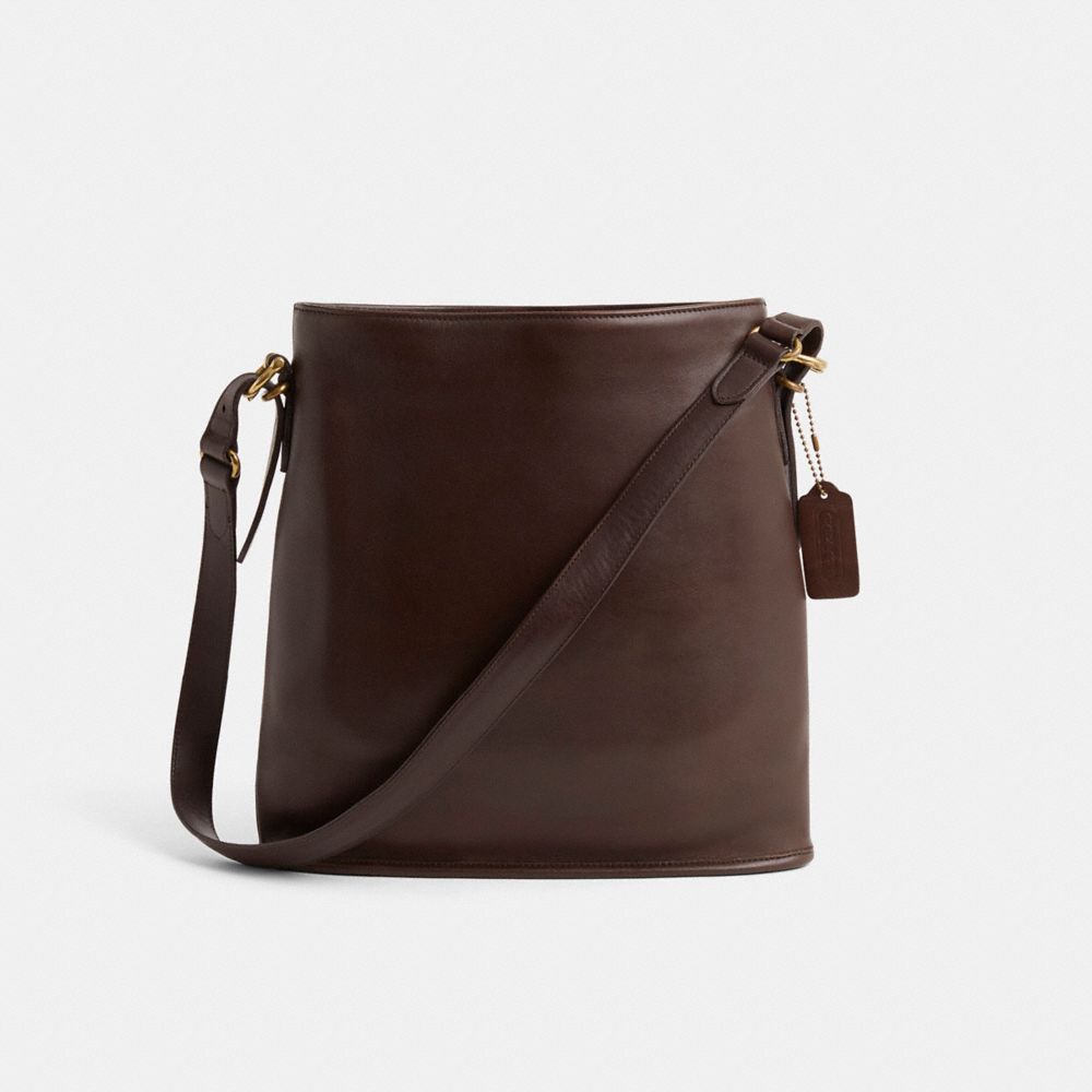 Coach Vintage Equestrian Slim Bucket Bag In Brown