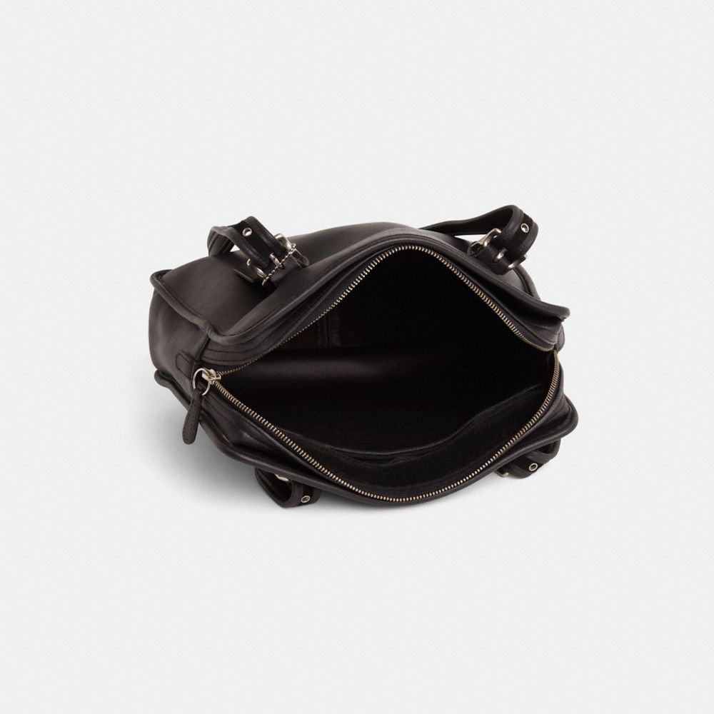 COACH®,Vintage Legacy Tote,Black,Inside View,Top View