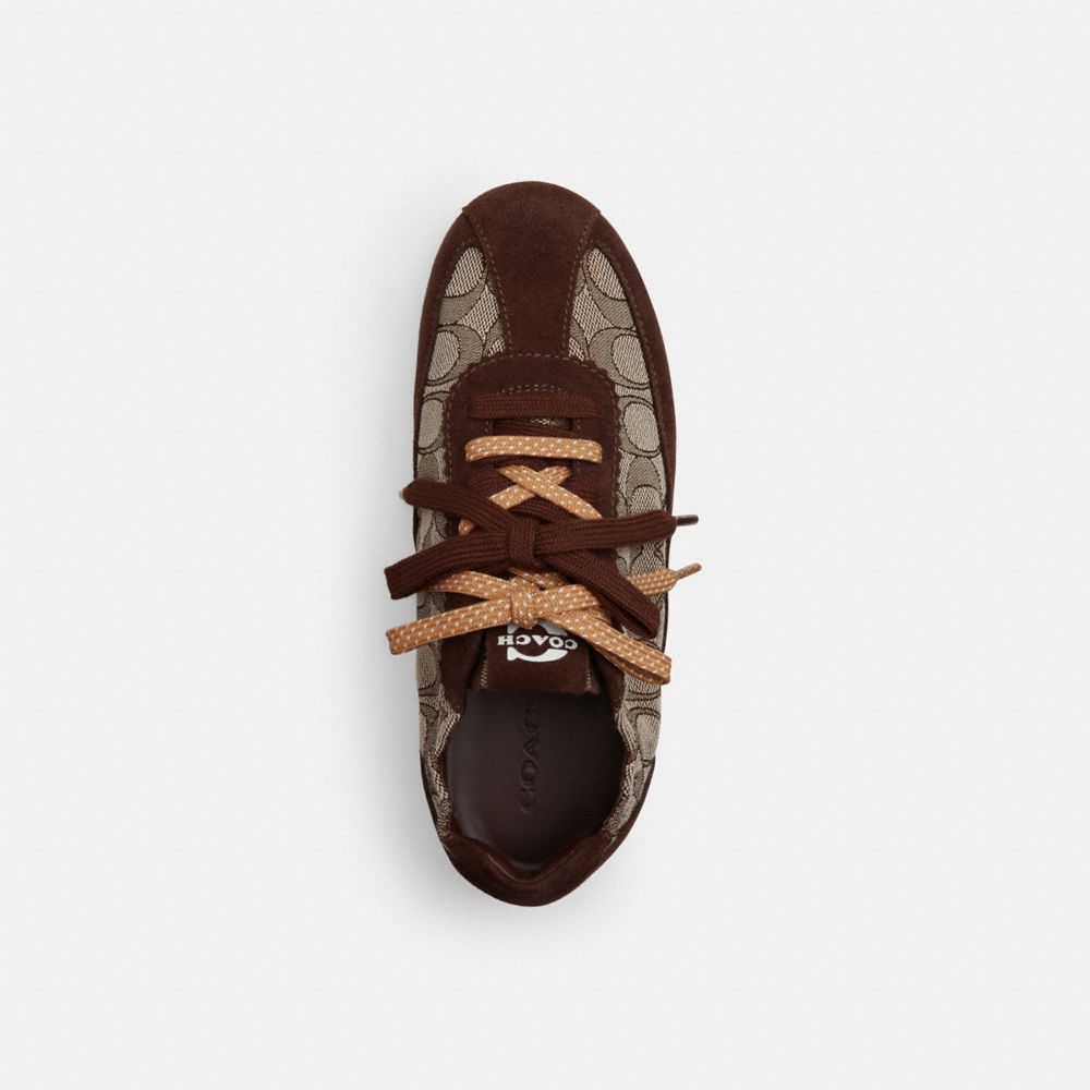 Coach Soft Sneaker In Signature Jacquard — фото 3