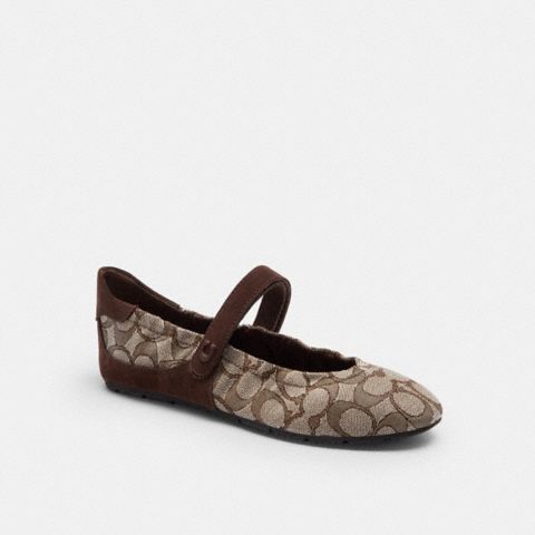 Coach Mary Jane Sneaker In Signature Jacquard