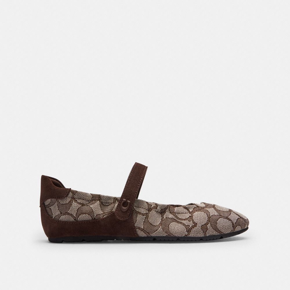 Coach Mary Jane Sneaker In Signature Jacquard — фото 2
