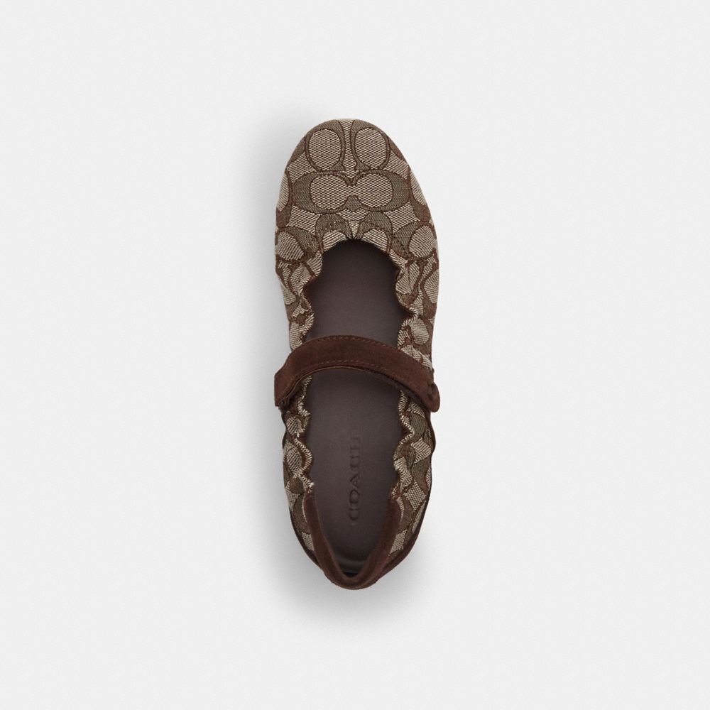 Coach Mary Jane Sneaker In Signature Jacquard — фото 3