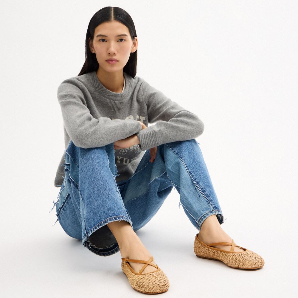 COACH®,Phoebe Ballet Flat,,Detail View