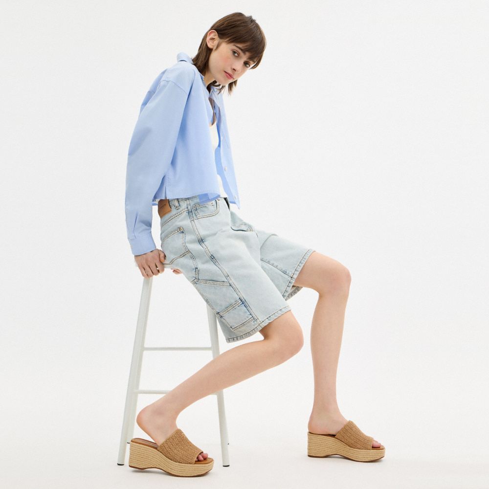 COACH®,Phoebe Platform Sandal,,Detail View