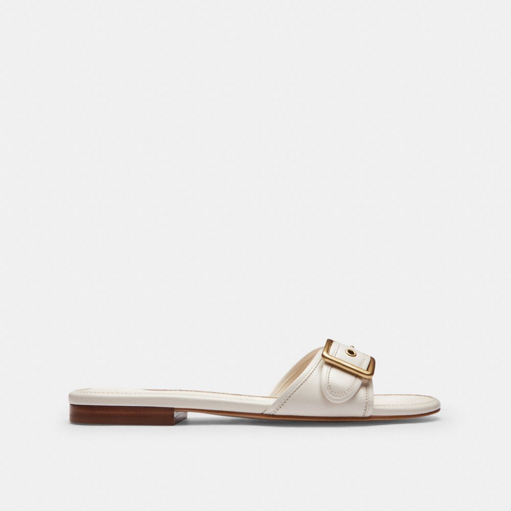 COACH®,Margot Flat Sandal,,Angle View