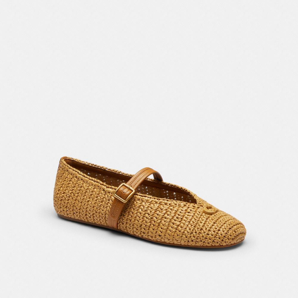 COACH&reg;,Sculpted C Soft Mary Jane,,Front View