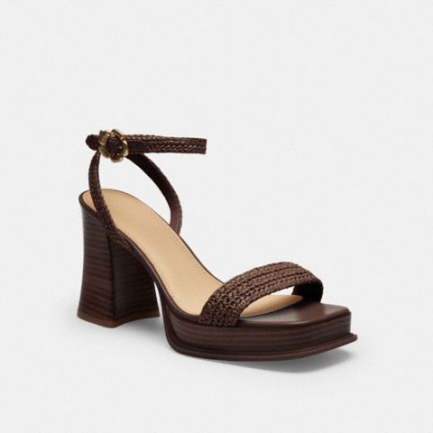 Женские сандалии Coach Tea Rose Platform Sandal