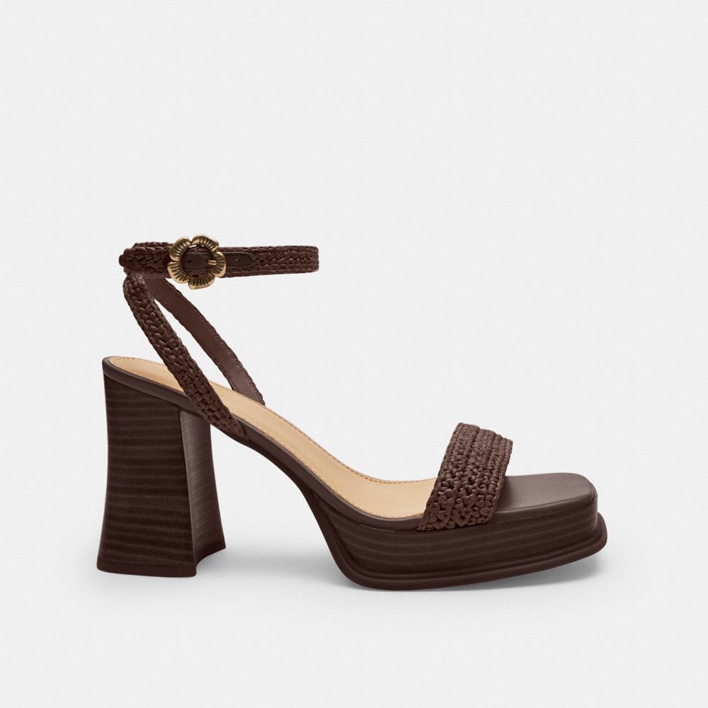 Женские сандалии Coach Tea Rose Platform Sandal — фото 2
