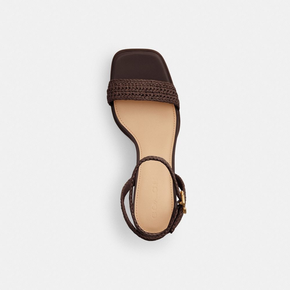 Женские сандалии Coach Tea Rose Platform Sandal — фото 3