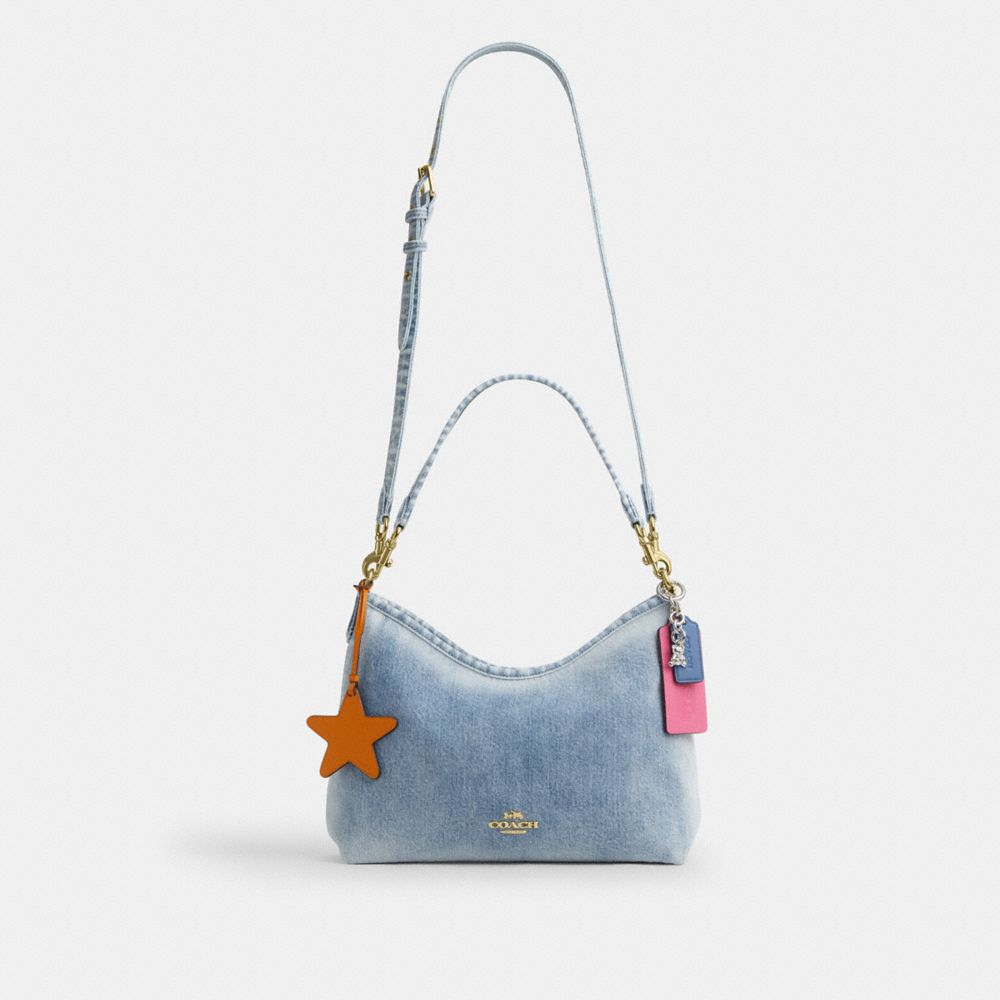 ローレル ショルダー バッグ・ラブド デニム・チャーム 10