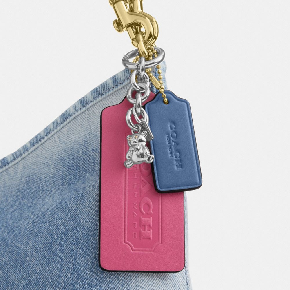 ローレル ショルダー バッグ・ラブド デニム・チャーム 4