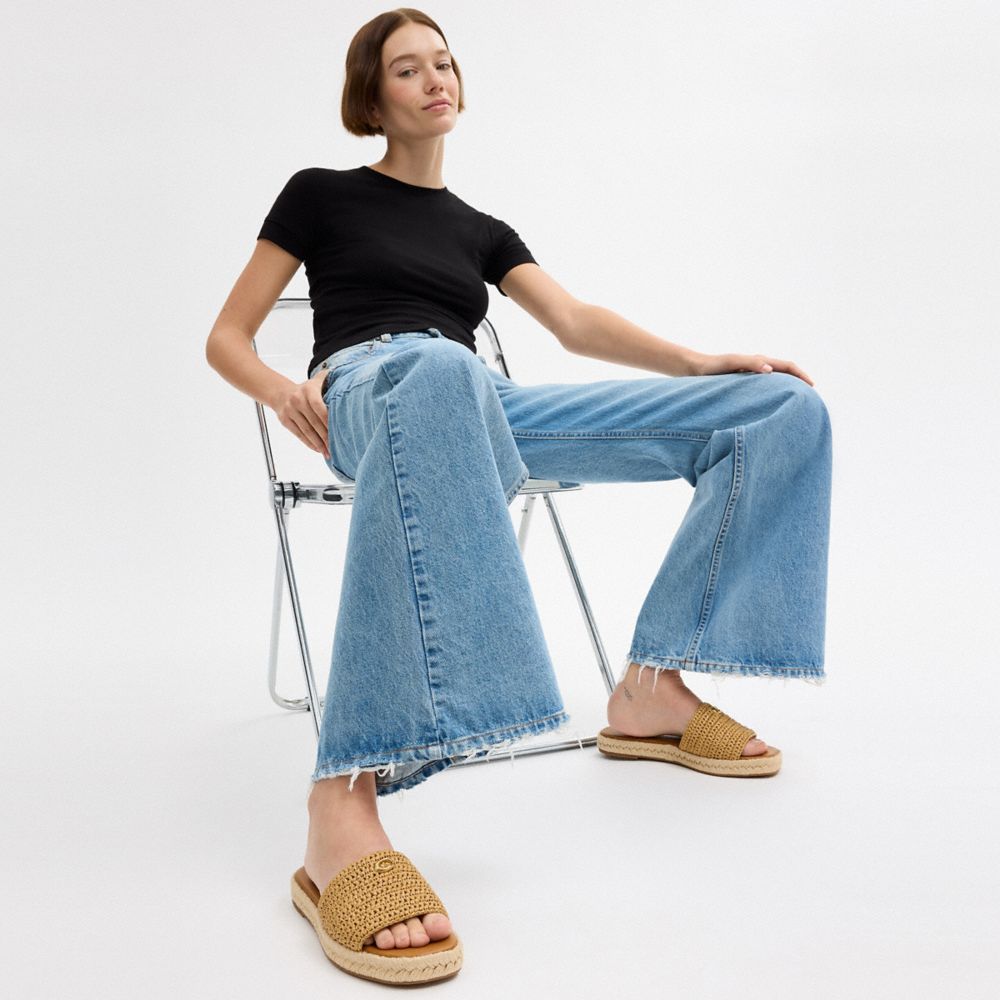 COACH®,Holly Espadrille Sandal,,Detail View