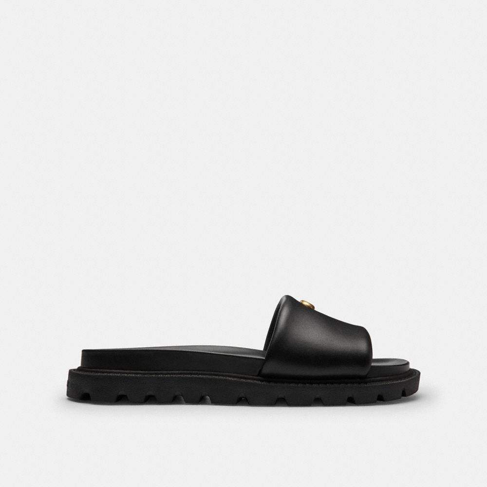 COACH®,Brynn Slide Sandal,,Angle View