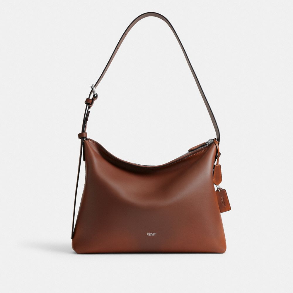 COACH®,モット メッセンジャー バッグ 38・ラブド レザー,メッセンジャー&ボディバッグ,ﾌﾞﾗｯｸ/ﾗｲﾄ ﾀﾝ
