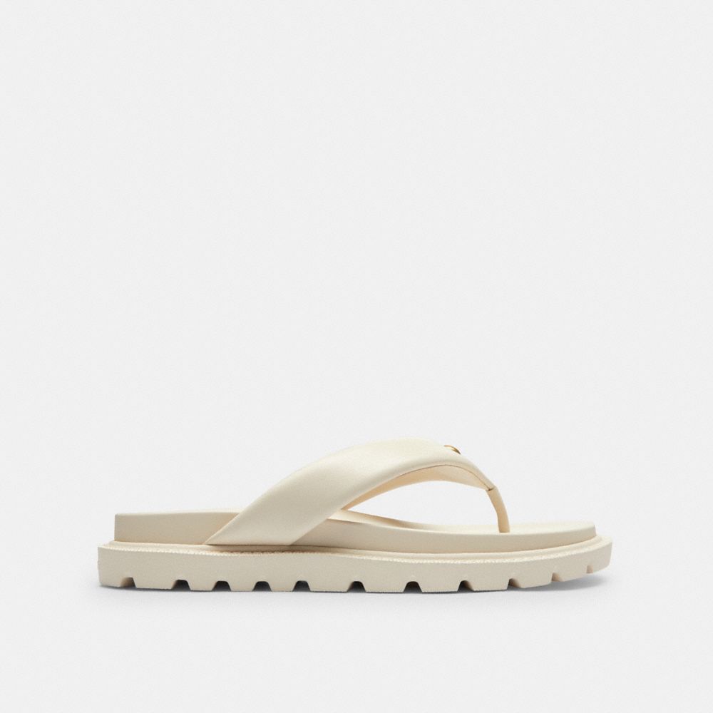 COACH®,Brynn Thong Sandal,,Angle View