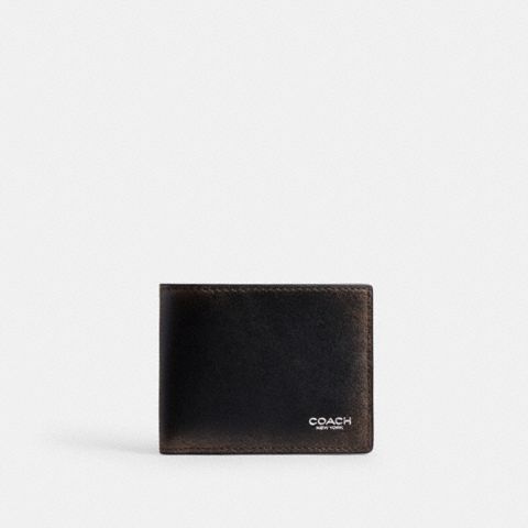 Coach Slim Billfold Wallet In Loved Leather