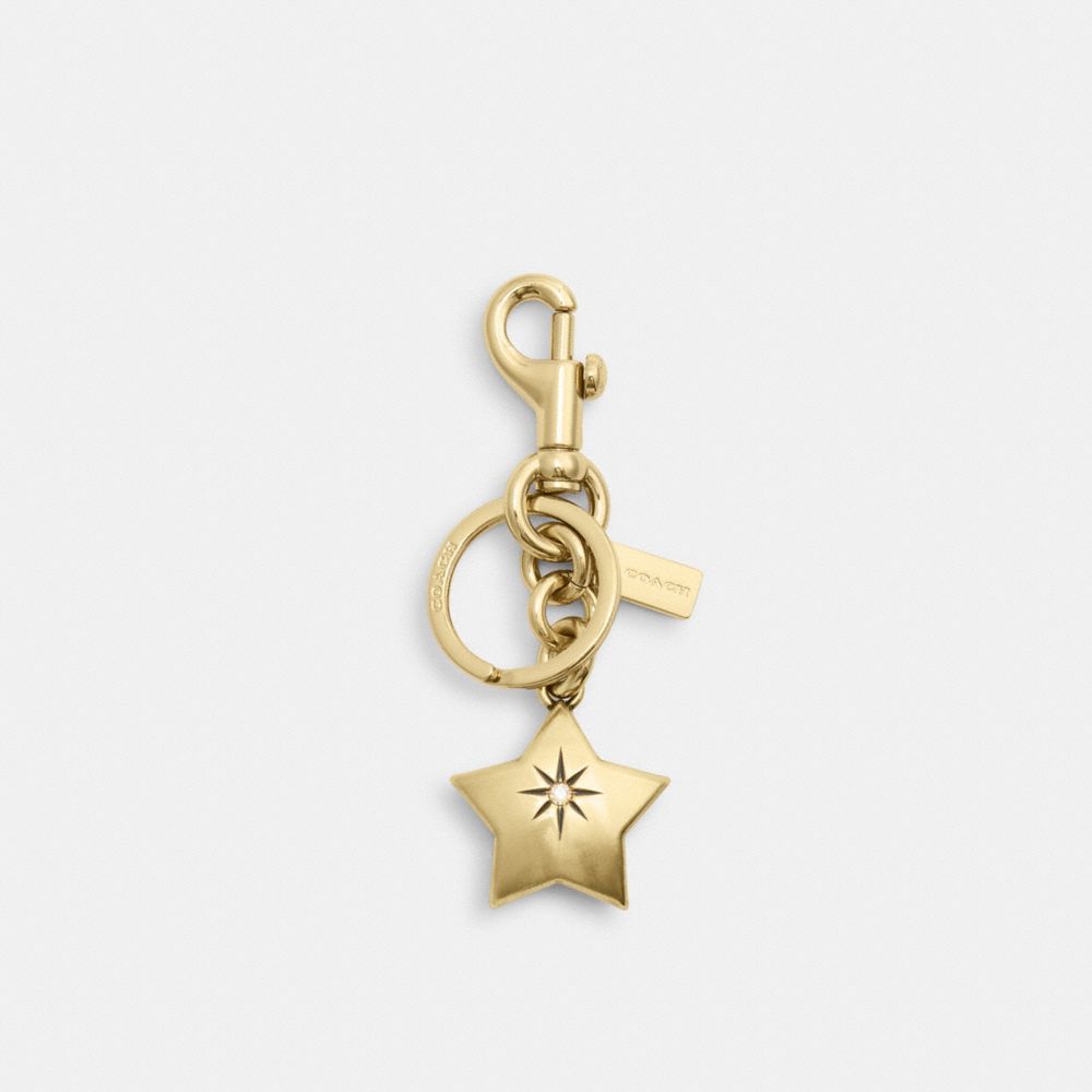 COACH®,Mini Star Bag Charm,,Front View